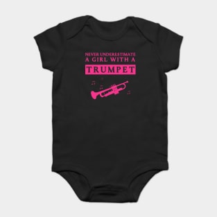 Underestimated Trumpet Girl Baby Bodysuit